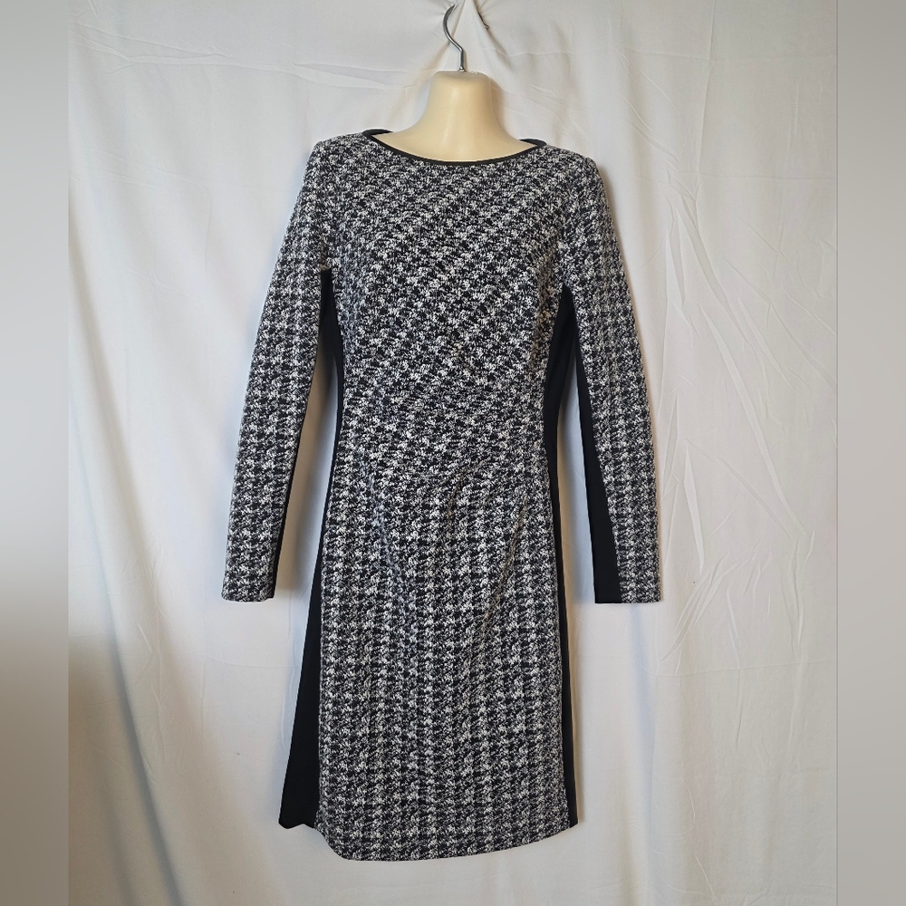 Ralph Lauren Black and White Long Sleeve Dress